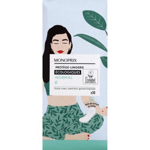 Monoprix Protège lingerie écologiques normal x30