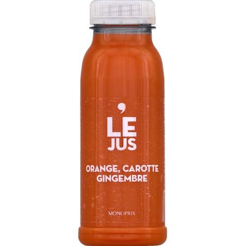 Monoprix Le Jus Orange, carotte et gingembre 250ml