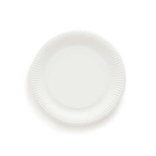 Monoprix Maison 12 Assiettes En Carton, Blanc, 29Cm