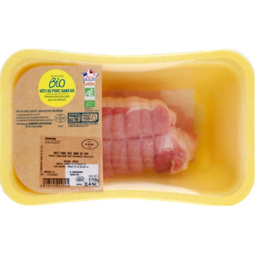 Monoprix Bio Rôti de porc 700g