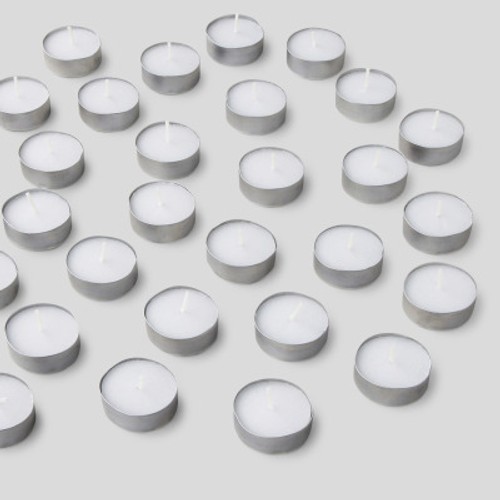 Monoprix Maison Bougies Chauffe Plat Non Parfumées X50, Blanc