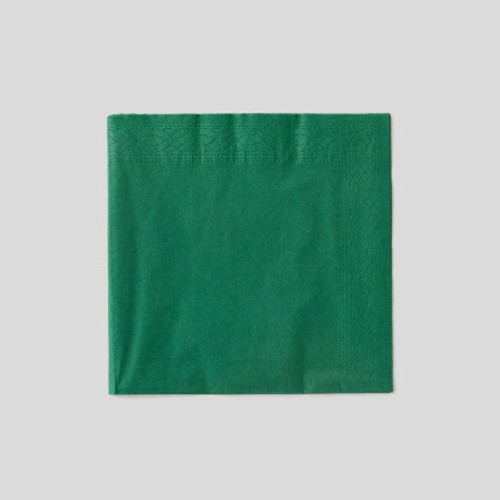 Monoprix Maison 20 Serviettes, Vert, 40X40Cm, 3 Plis