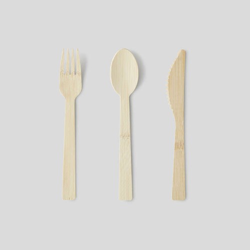Monoprix Maison Ménagère, 36 Pièces, Couverts En Bambou