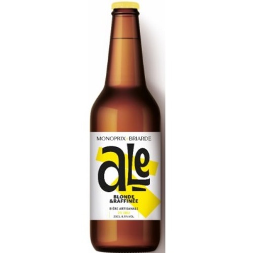 Monoprix X Briade Bière Blonde & Artisanale Ale 33cl