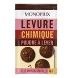 Monoprix Levure chimique en poudre 5x10g