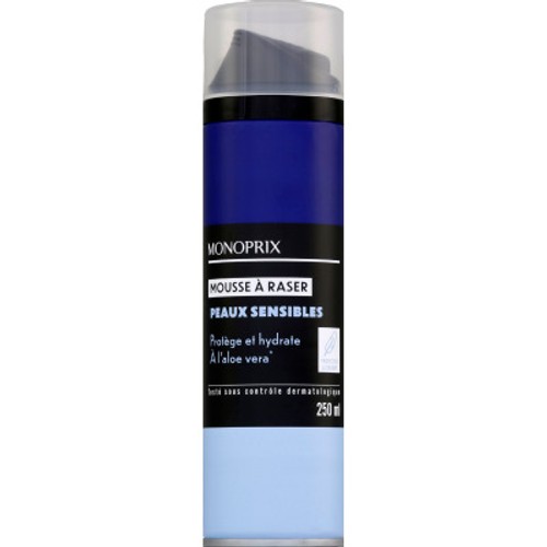 Monoprix Mousse À Raser Peaux Sensibles 250ml