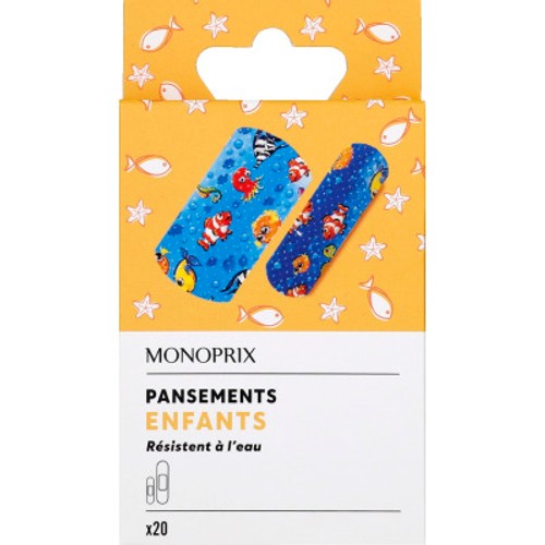 Monoprix Pansements Enfants x20