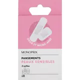 Monoprix Pansements Peaux Sensibles x30