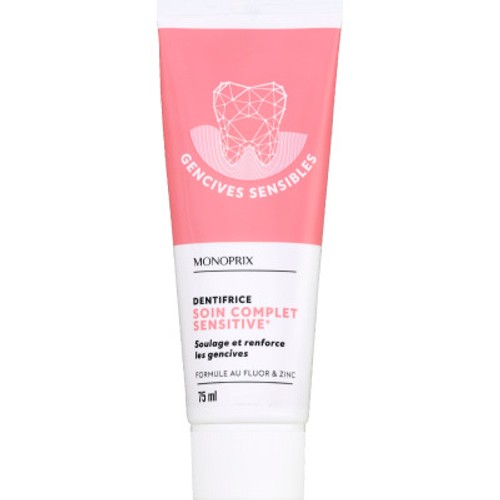 Monoprix Dentifrice Soin Complet Sensitive 75ml