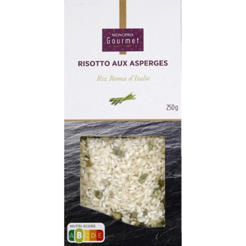Monoprix Gourmet Risotto aux Asperges au Riz carnaroli d'Italie 250g