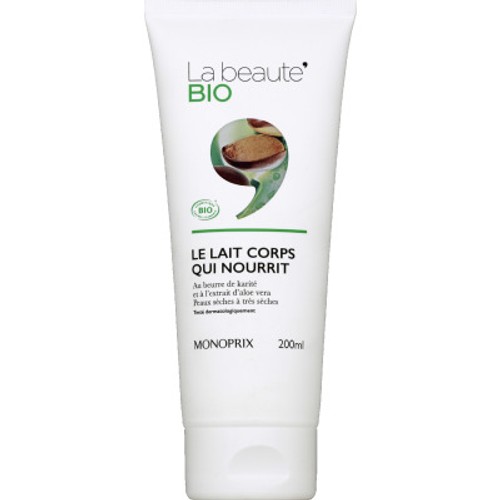 Monoprix La Beauté Bio Le lait corps qui nourrit 200ml