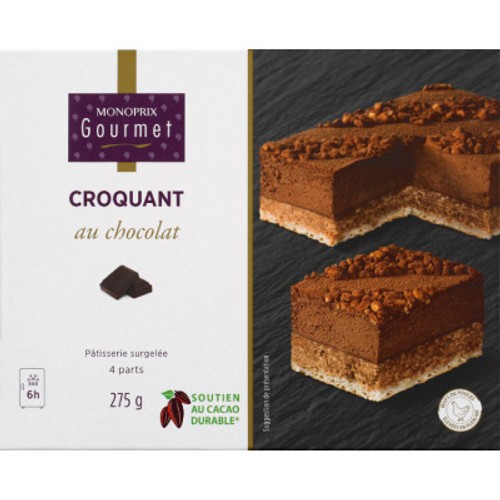 Monoprix Gourmet Le Croquant Au Chocolat 275g