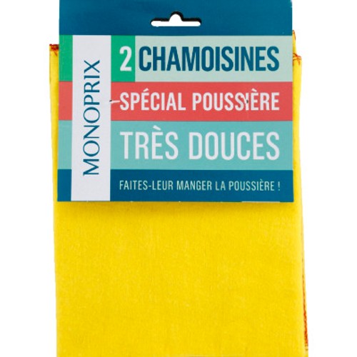 Monoprix Chamoisines Spécial Poussière Très Douces x2
