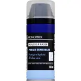 Monoprix Mousse à raser peaux sensibles 100ml