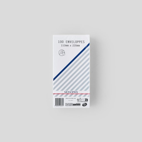 Monoprix Enveloppes 110X220 x100