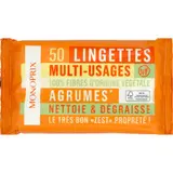 Monoprix Lingettes Multi-Usages Agrumes x50