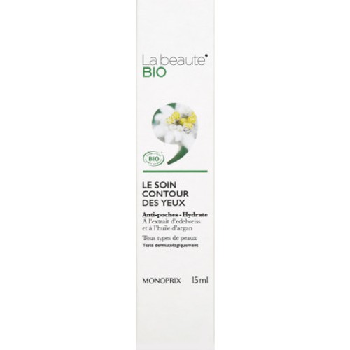 Monoprix La Beauté Bio Le Soin Contour Des Yeux 15ml