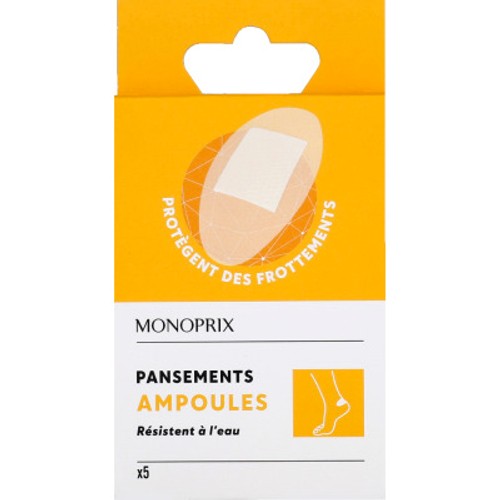Monoprix Pansements Ampoules x5