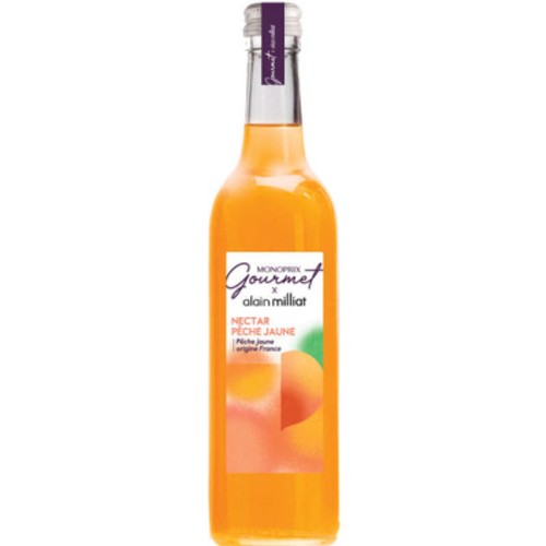 Monoprix Gourmet x Alain Milliat Nectar de Pêche Jaune 75cl