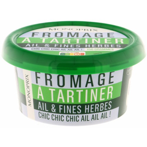 Monoprix Fromage à Tartiner Ail & Fines herbes 150g
