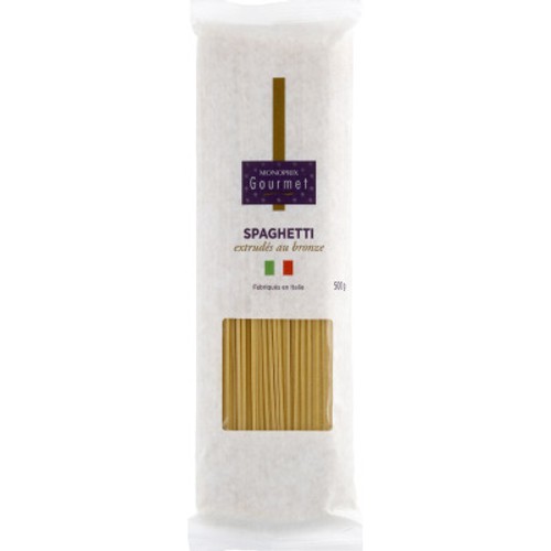 Monoprix Gourmet Spaghetti Moulée au Bronze 500g