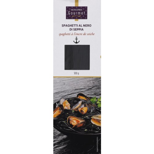 Monoprix Gourmet Spaghetti à l'encre de seiche 500g