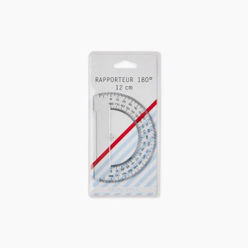 Monoprix Maison Rapporteur 180° 12cm