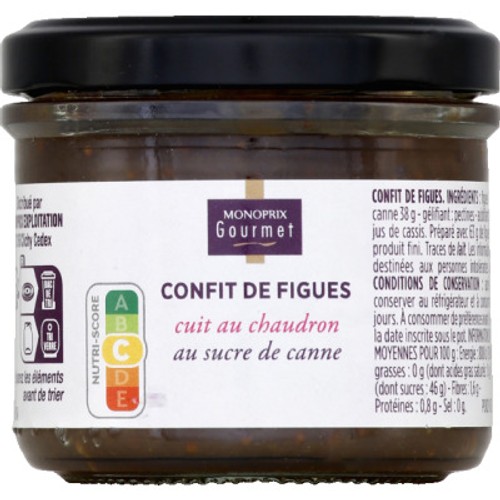 Monoprix Gourmet Confit de Figues 135g
