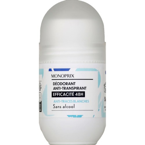 Monoprix Déodorant Anti-Traces Blanches Tenue 48H 50Ml