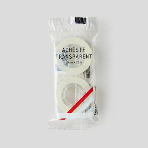 Monoprix Maison Adhésif Transparent - 2 Recharges - 19X25