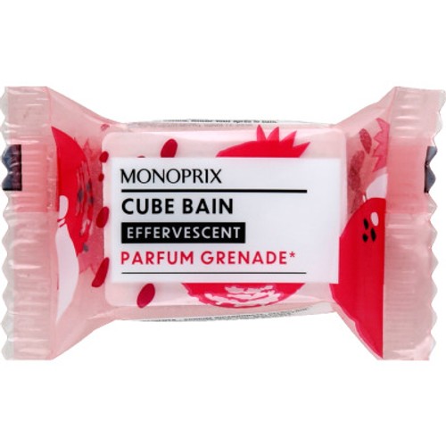 Monoprix Cube De Bain Grenade 18g