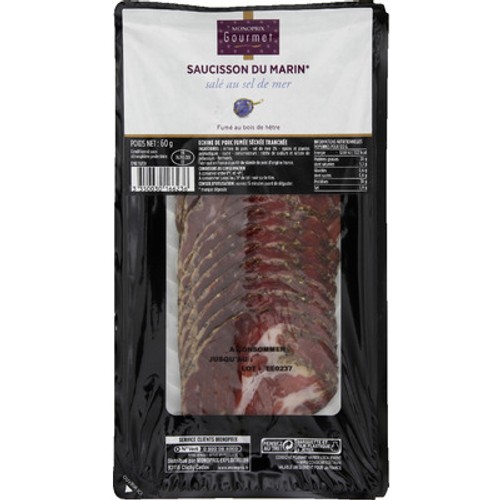 Monoprix Gourmet Saucisson Du Marin Salé Au Sel De Mer 60g