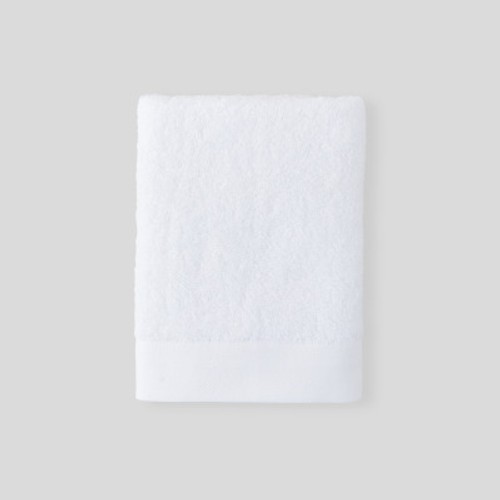 Monoprix Maison Serviette De Toilette, Blanc, Coton Bio