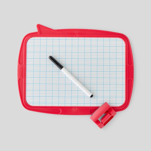 Monoprix Maison Ardoise Effaçable Double Face Avec Feutre Et Mini-Brosse
