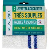 Monoprix Lavettes bouclettes très souples tous types de surfaces x2