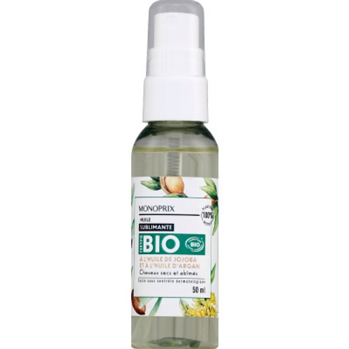 Monoprix Bio Huile sublimante à l'huile d'argan 50ml