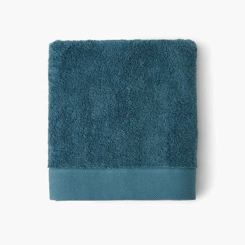 Monoprix Maison Serviette Invité, Couleur Tempête, Coton Bio