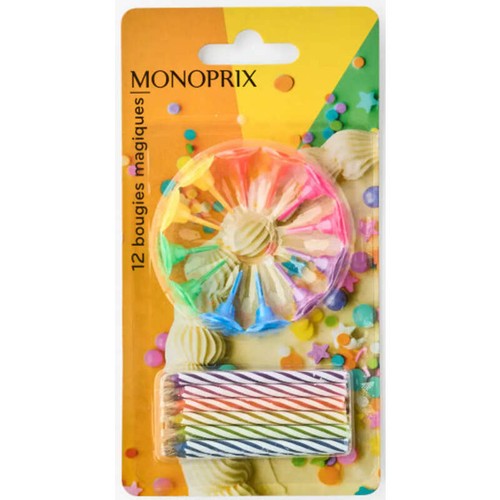 Monoprix Maison Bougies Magiques x12