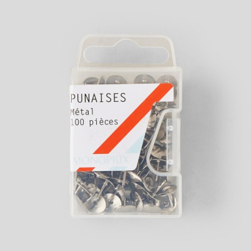 Monoprix Maison 100 Punaises En Métal
