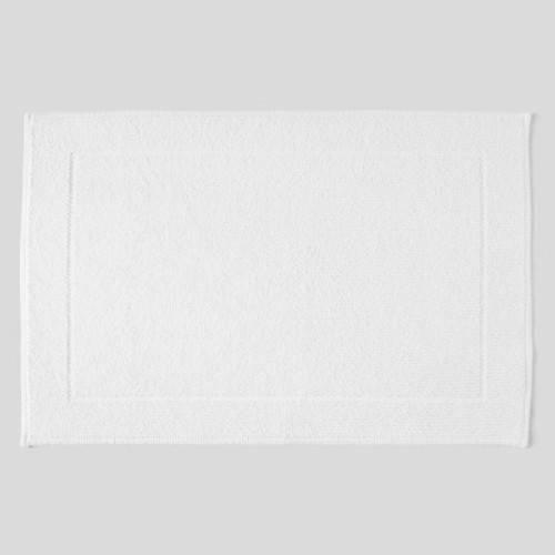 Monoprix Maison Tapis De Bain Nid D'Abeille, Blanc