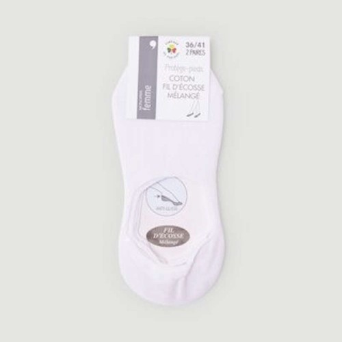 Protège-Pieds Imprimés Carreaux x2 - TU