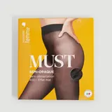 Monoprix Collant Noir Semi Opaque Taille 1