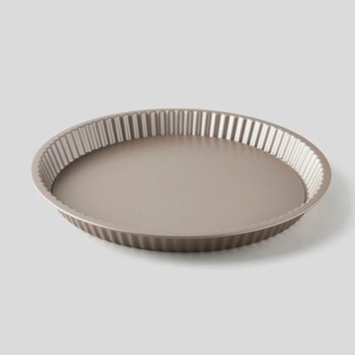 Monoprix Maison Moule À Tarte 31Cm En Acier Revêtu, Coloris Champagne, Fond Mobile