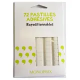 Monoprix Maison Pastilles Adhésives X72