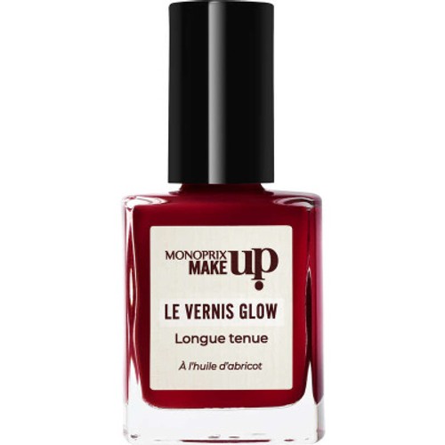 Monoprix Make Up Vernis Gel Glow Bordeaux 5 ml
