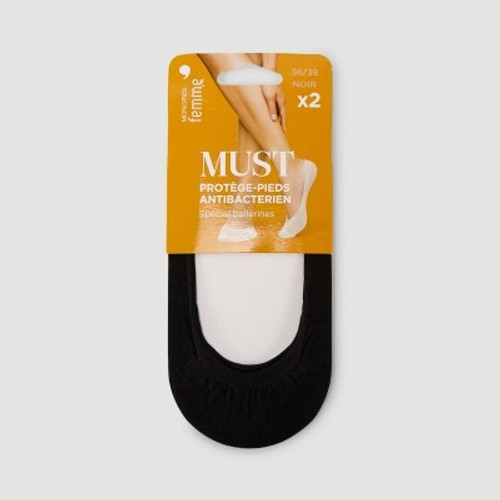 Monoprix Femme Lot De 2 Protège-Pieds Beige T39/41