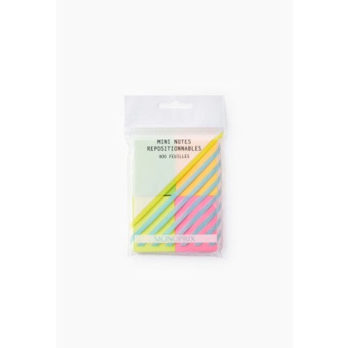 Monoprix Mini Notes Repositionnables x400