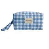 Monoprix Trousse de toilette Gros vichy bleu