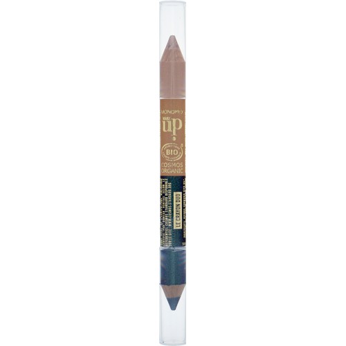 Monoprix Make-up Le crayon Duo 04 Bleu arctique
