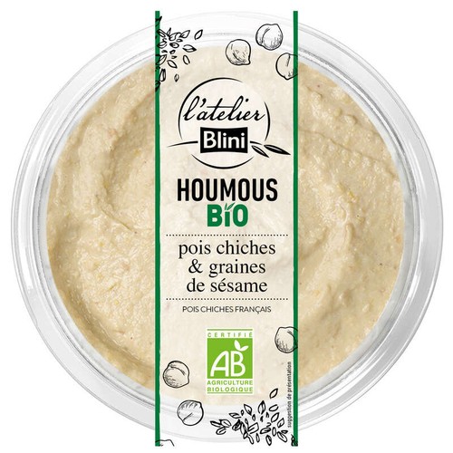 L'Atelier Blini Houmous Bio 160g
